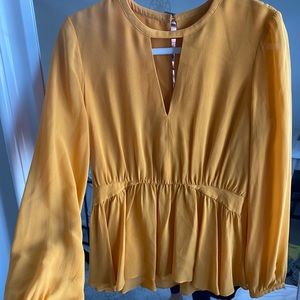 Rachel Zoe cut out blouse